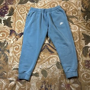 Nike faded blue sweatpants
